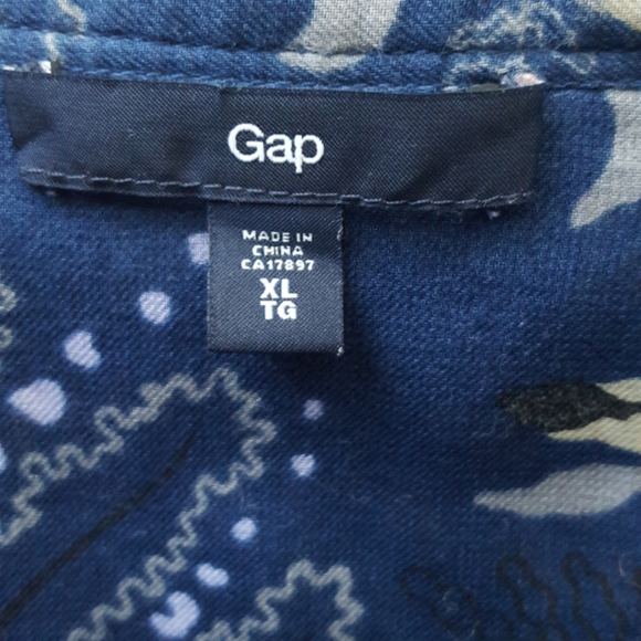 GAP Cotton Blouse with Ruffles - Picture 6 of 7
